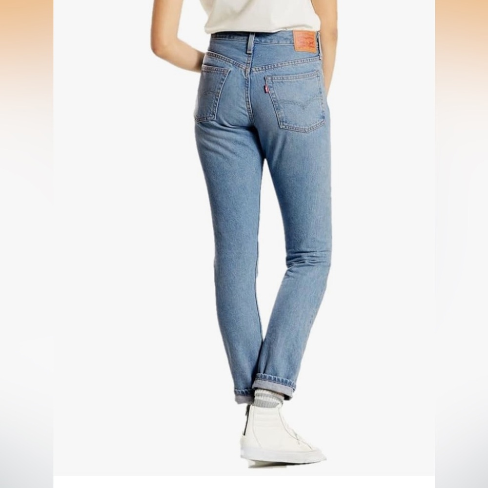 LEVI'S 501 Skinny Jeans in Can't Touch This Size 26x28 - Picture 2 of 10